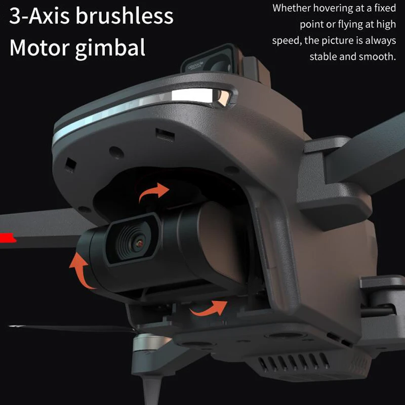 Cfly Arno PLUS โดรน4K กล้อง3แกนไมโครกิมบอล360 ° สิ่งกีดขวาง GPS FPV ของเล่นโดรน RC ไร้แปรงถ่านสำหรับเด็ก