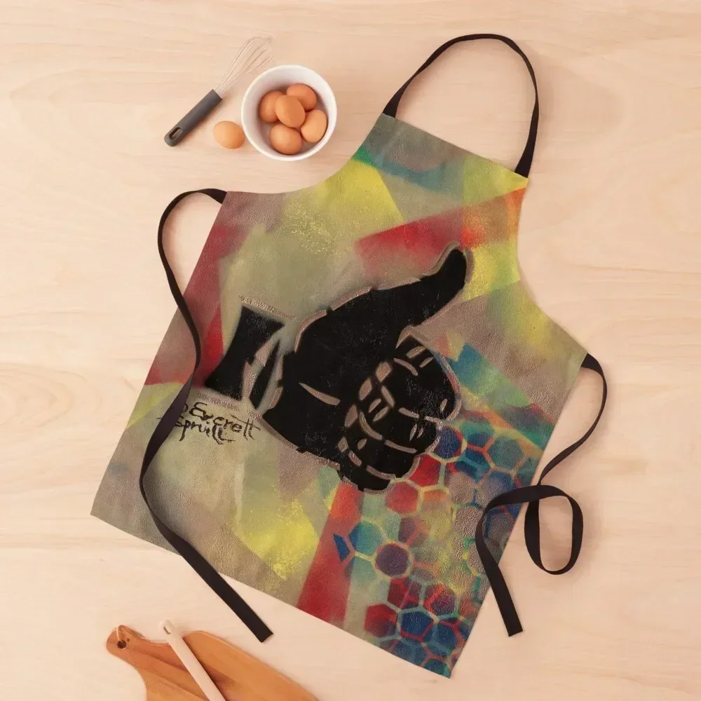 

Thumbs UP Apron kitchen jacket woman Cute Kitchen Costume Waiter painting Apron