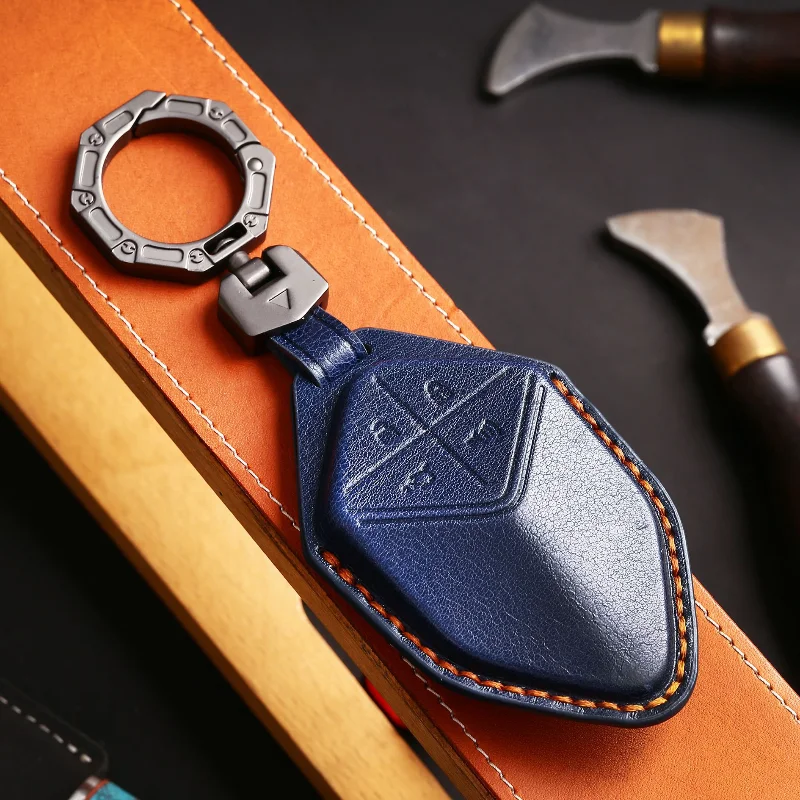 

Чехол для смарт-ключа автомобиля Changan Deepal SL03, защитный корпус для ключа электромобиля с брелоком-карабином, автоаксессуары