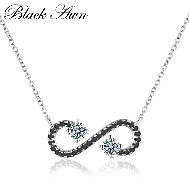 2025 New Necklace Noble Silver Color Classic Jewelry Trendy Wedding Pendants Engagement Necklaces for Women P055
