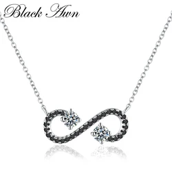 2025 New Necklace Noble Silver Color Classic Jewelry Trendy Wedding Pendants Engagement Necklaces for Women P055