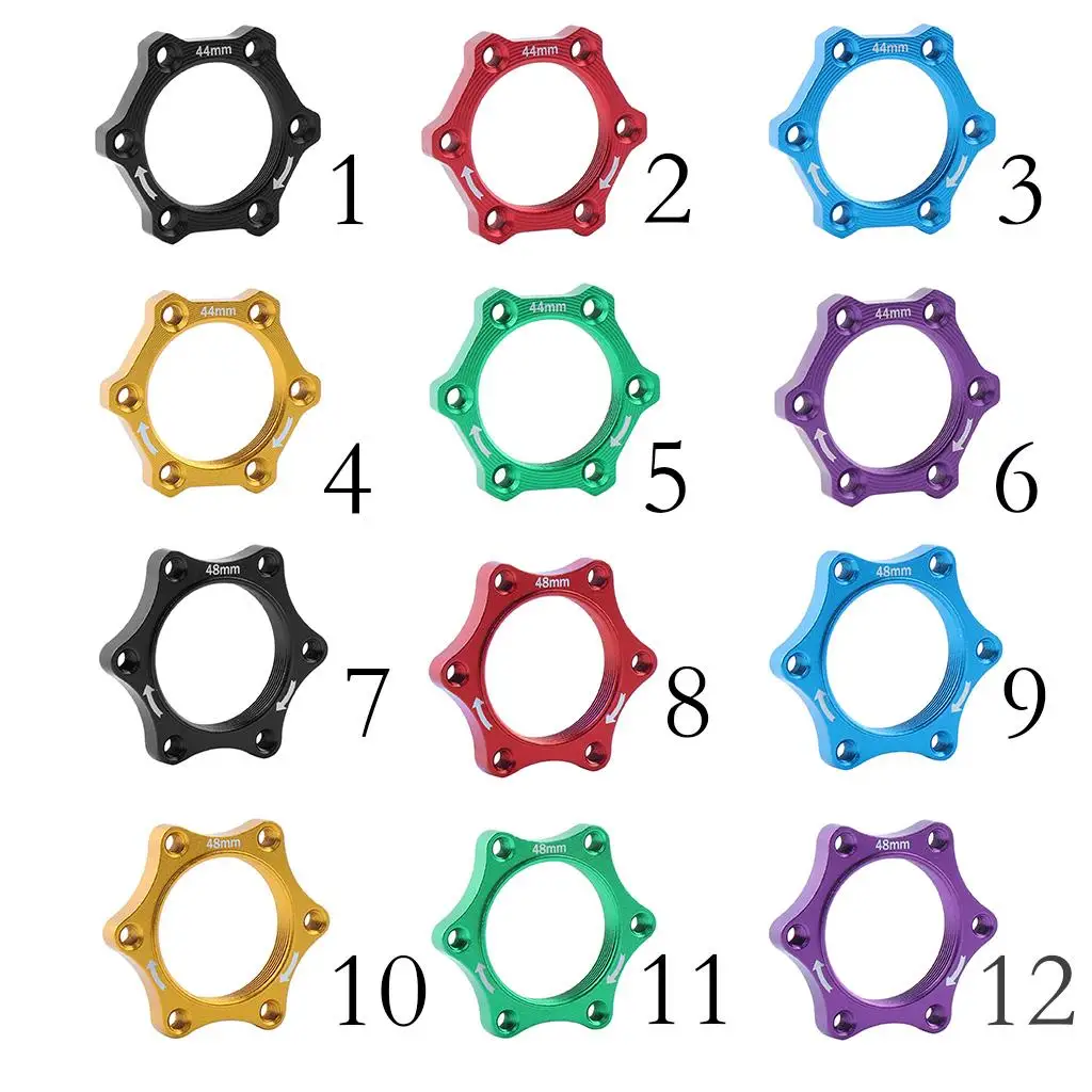 Lightweight Bicycle Disc Brake Rotor Flange Adapter Aluminum Alloy Hub Set for Road Bike Upgrade