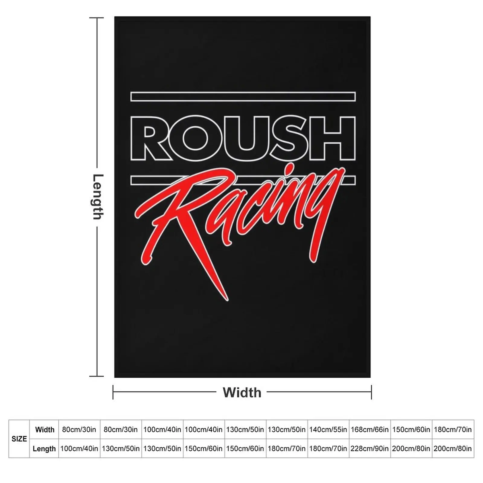 Roush Racing Logo Throw Blanket Luxury Thicken Decorative Sofa Personalized Gift funny gift Blankets