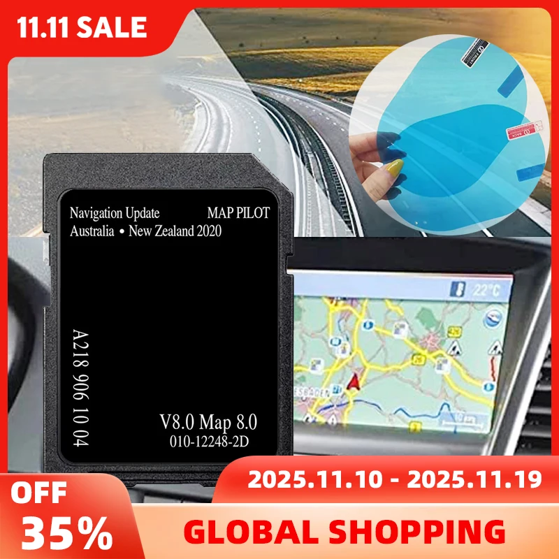 

Navigation Garmin map pilot Australia New Zealand Maps 2020 for Mercedes A/B/C/CLA/CLS/E/GLA/GLC/GLE Sat Nav GPS V8 SD Card 8GB