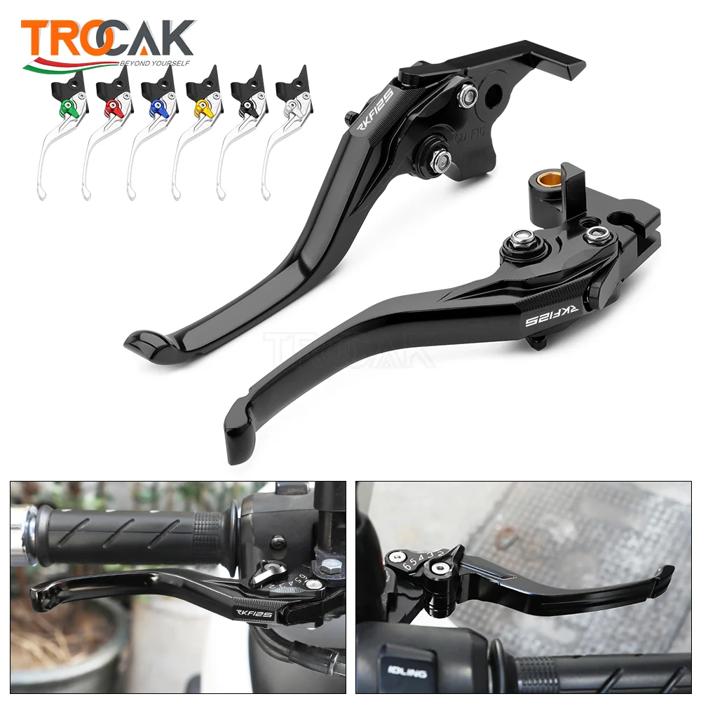 Für Keeway RKF 125 RKF125 2018-2023 Motorrad CNC Einstellbare Kurze Brems- und Kupplungshebel Hochwertige Griffe