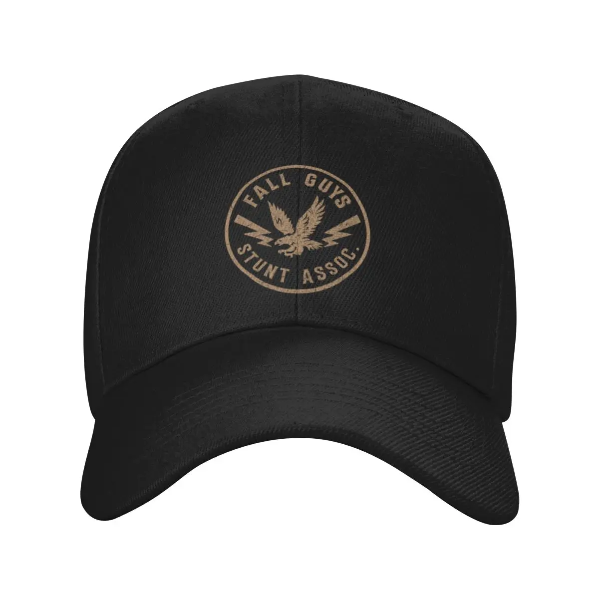 Fashion Fall Guy Stunt Association baseball cap Denim Flat-Brim Hat Women Hat