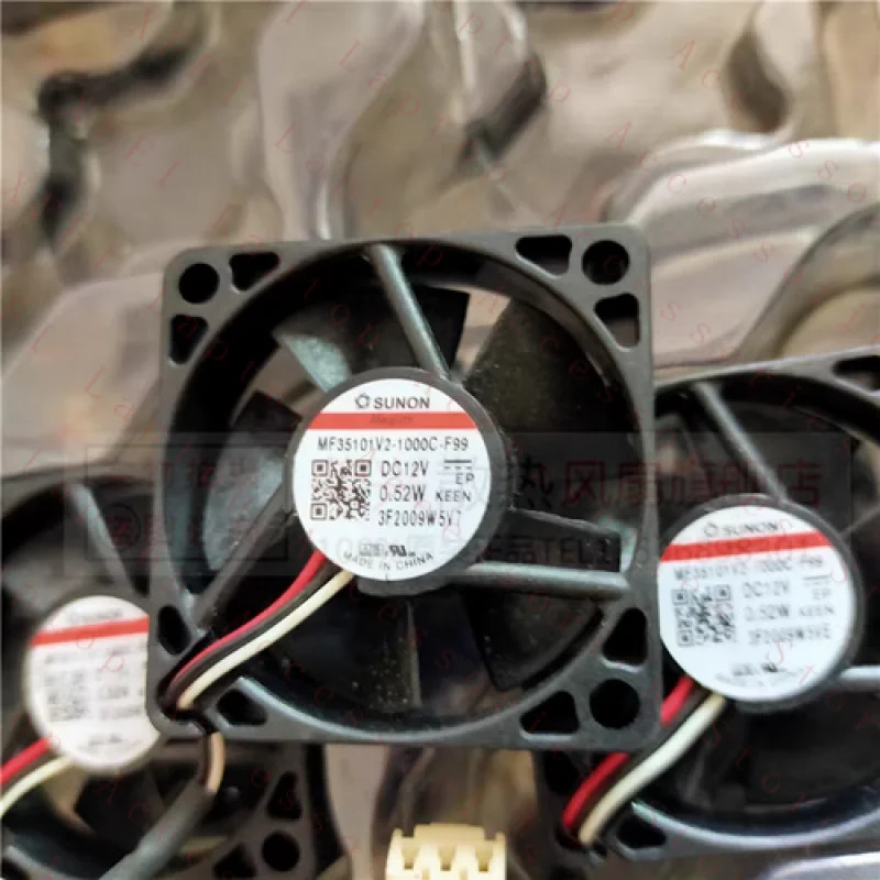 F per SUNON MF35101V2-1000C-F99 3510 DC12V 0,52W ventola di raffreddamento a 3 fili