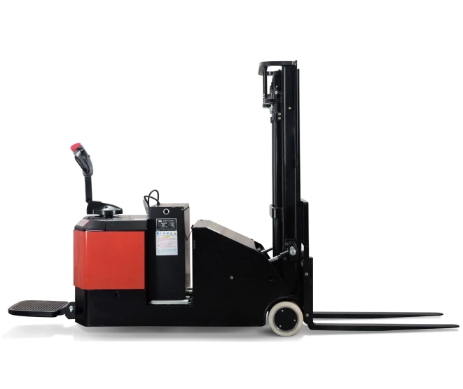 1.2 Ton 1.5 Ton Electric Stacker Pallet Truck Forklift 3200mm 3300mm Lifting Height Battery Electric Stacker