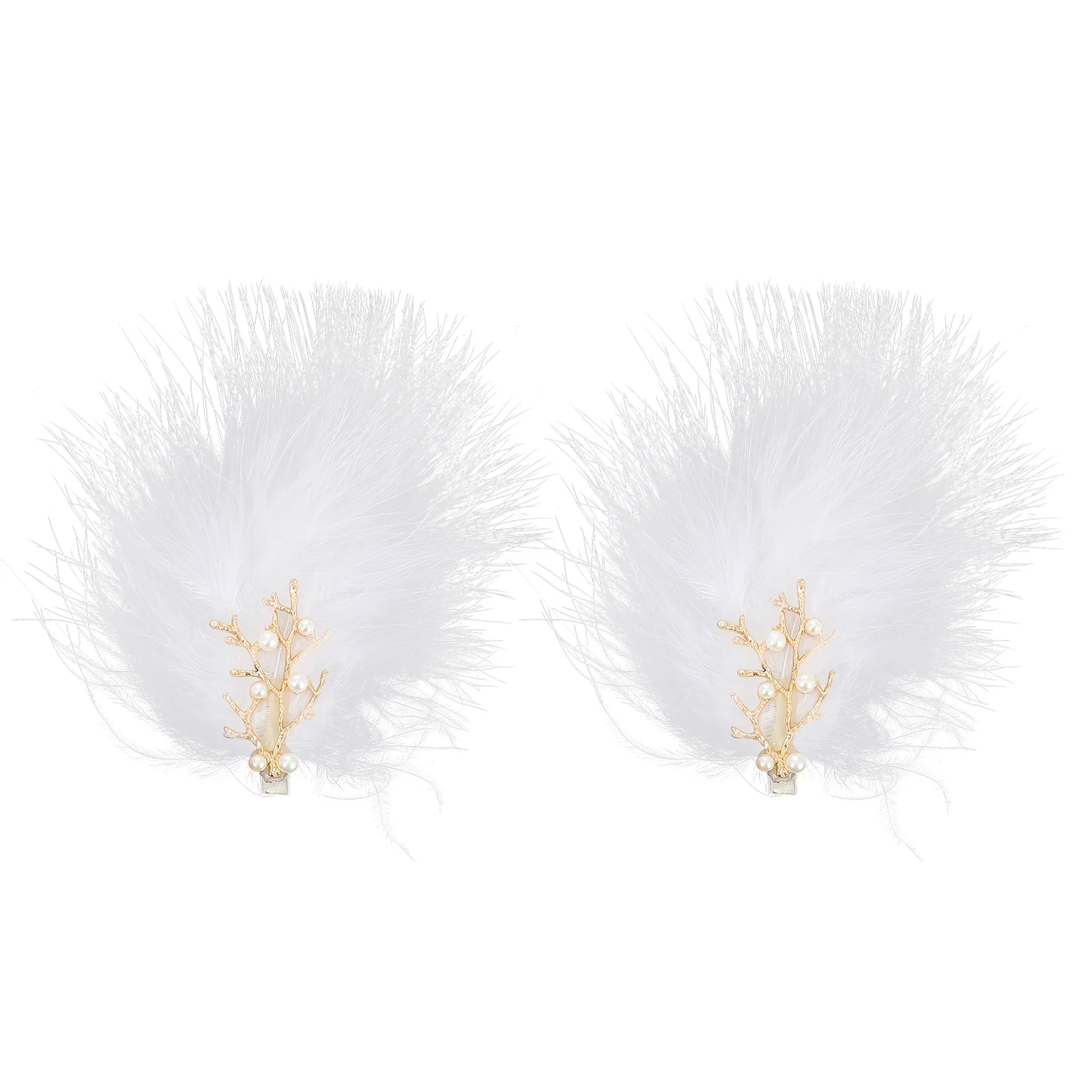 

2 Pcs Hairpin Deer Antlers Holder Elk Horn Clip Barrettes Girls Grip Fluffy Cosplay Costume