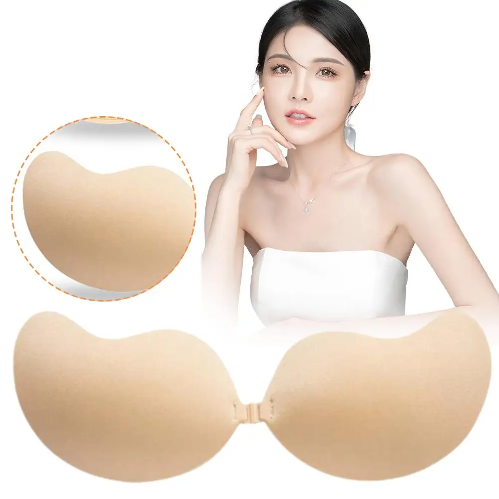 Summer Women Chest Stickers Lift Up Nude Bra Self Adhesive Bra Pad Sexy Cover Invisible Strapless Bra Silicone Breast T2K8