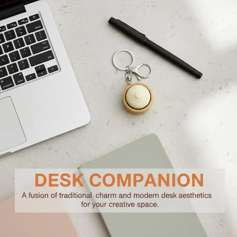 

1 шт. Антистрессовая игрушка-кликер для снятия стресса и досуга, подвеска в виде мультяшной паровой булочки, сенсорная игрушка-антистресс для снятия напряжения