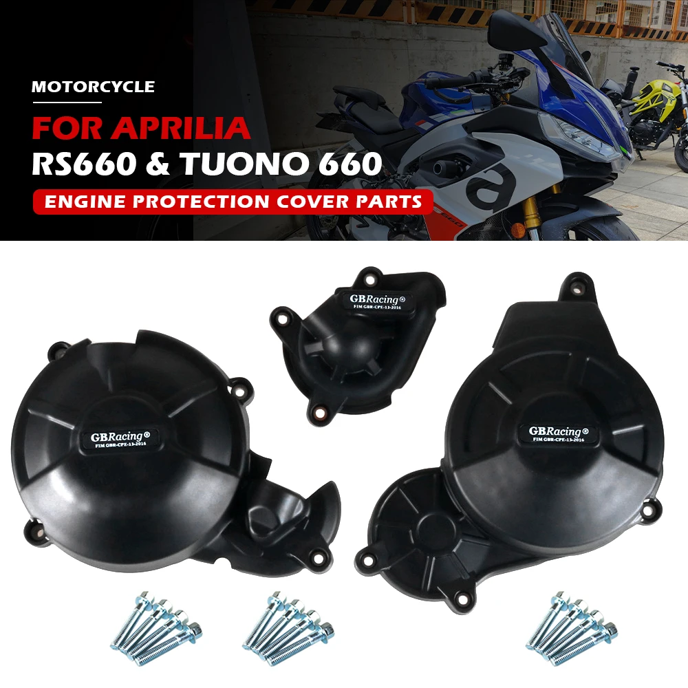 

GB Racing RS660 мотоциклы, крышка двигателя, защитный чехол для Aprilia RS660 TUONO 660 TUARER 660 2021 2022 2023, аксессуары