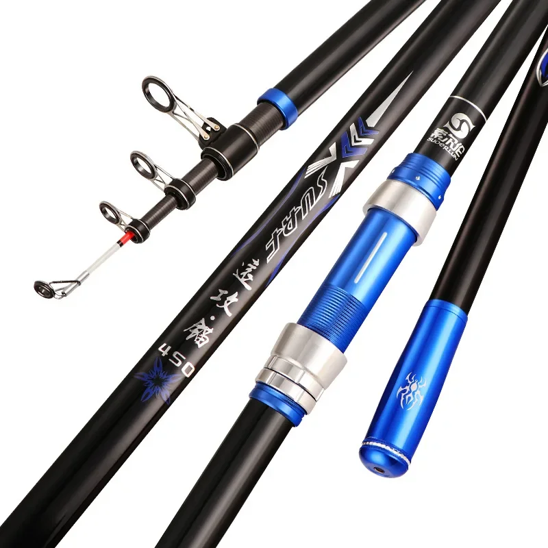 Long Throw Rod Carbon Super Hard Ultra Sensitive Anchor Fishing Rod Dual Use of Freshwater and Seawater Visual Anchor Rod