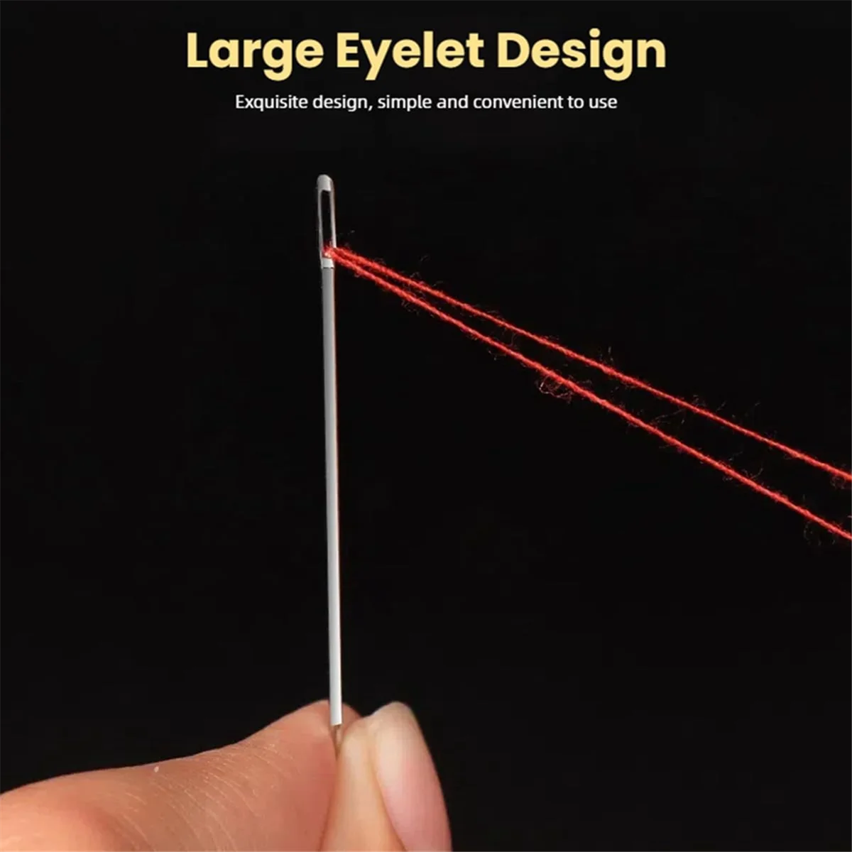 A83Z 37PCS Sewing Tool Set, Needles Thread Hand Repair Tools, Embroidery Tool Kit, Include 25 Steel Needles, 5 Threads