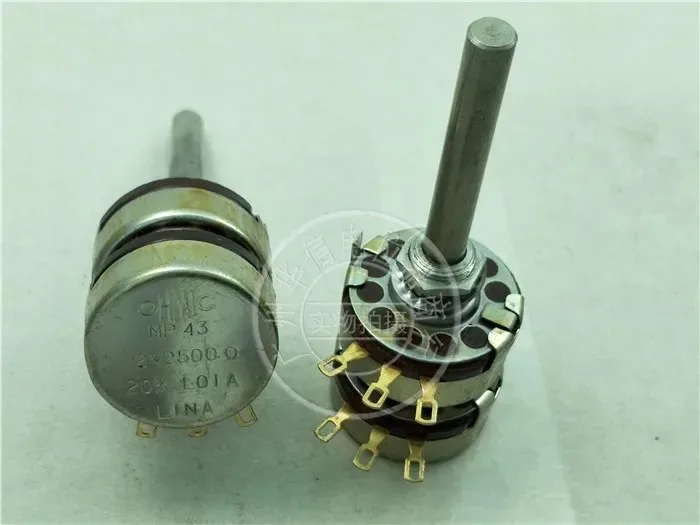 Potenciômetro duplo Iskra P99T 2m22,2 m LOG