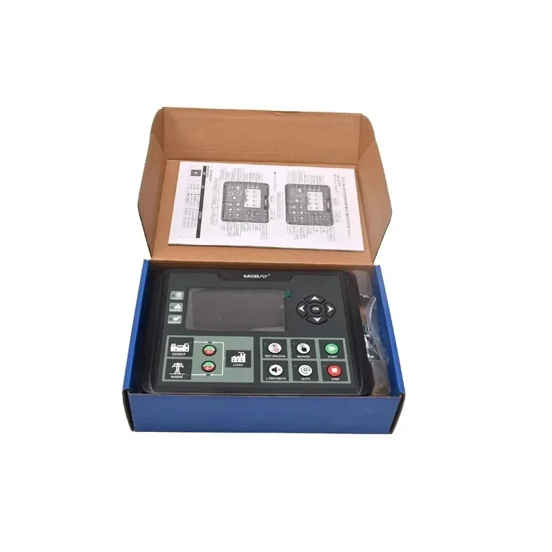 Панель управления LCD с автозапуском Mebay DC70D DC72D DC70DR DC72DR MK2 для дизельных генераторов, запчасти, контроллер генератора