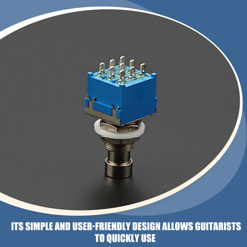 

Guitar Switch Stomping Effect Device Foot for Pedal Footswitch Speakers Metal Momentary Guitars