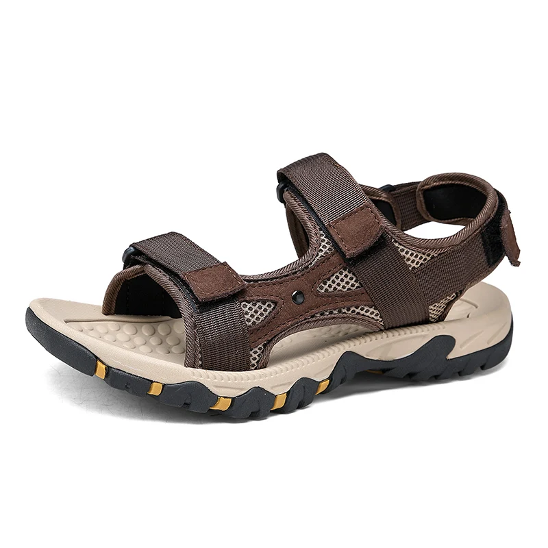 

Men's Motorcycle Summer Outdoor Beach Sandals Comfortable and Versatile Men's Shoes
