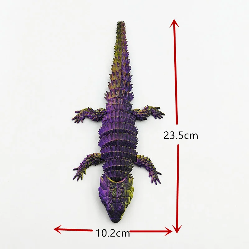 3D Printed Lizard Joint Movable Simulation Reptile Toy Decoration Birthday Gift for Boys and Girls animales de juguete figuras