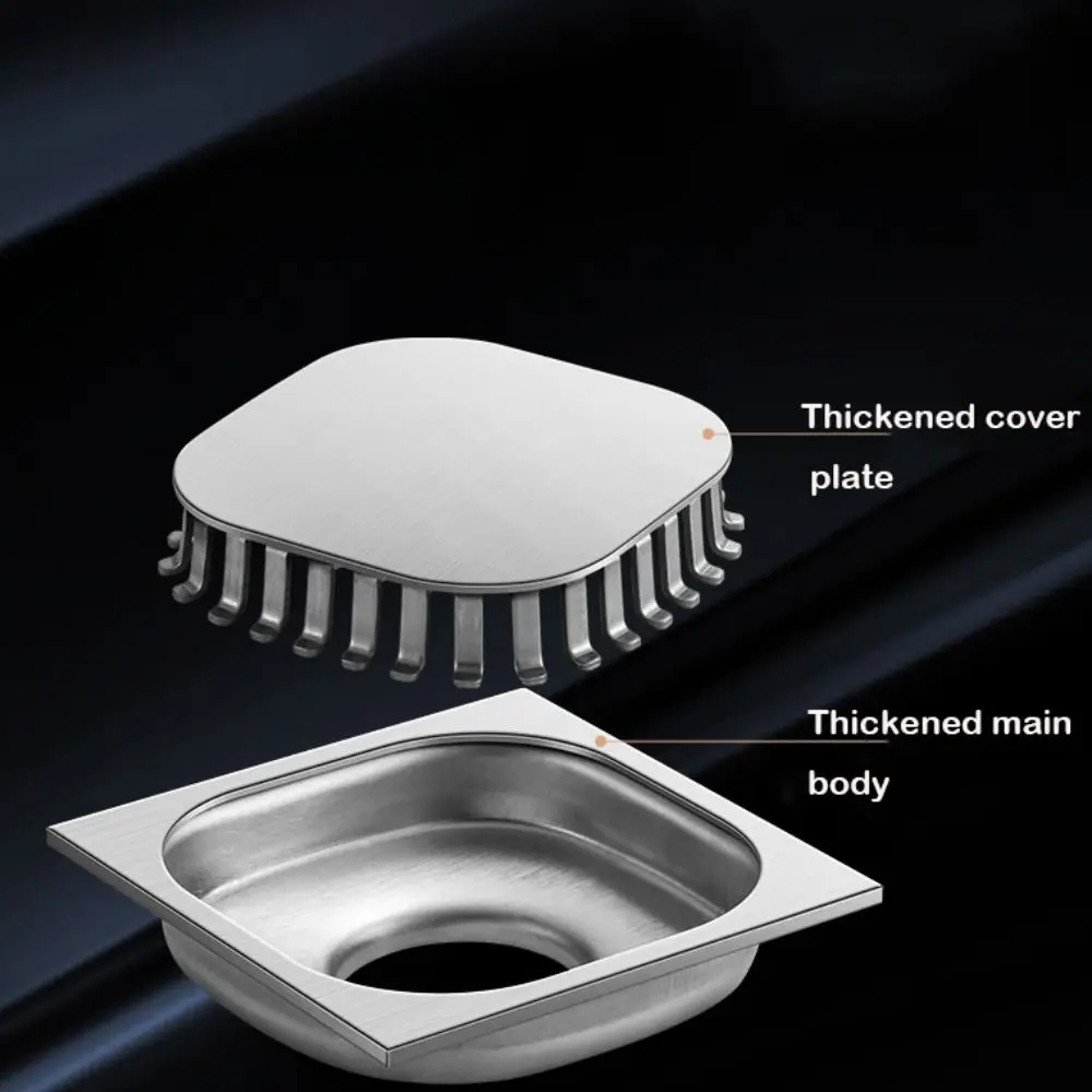 

Stainless Steel Floor Drain Anti-odor Insect-proof Drain Filter Prevention Deodorant Sewer Deodorant Hair Catcher Bathroom