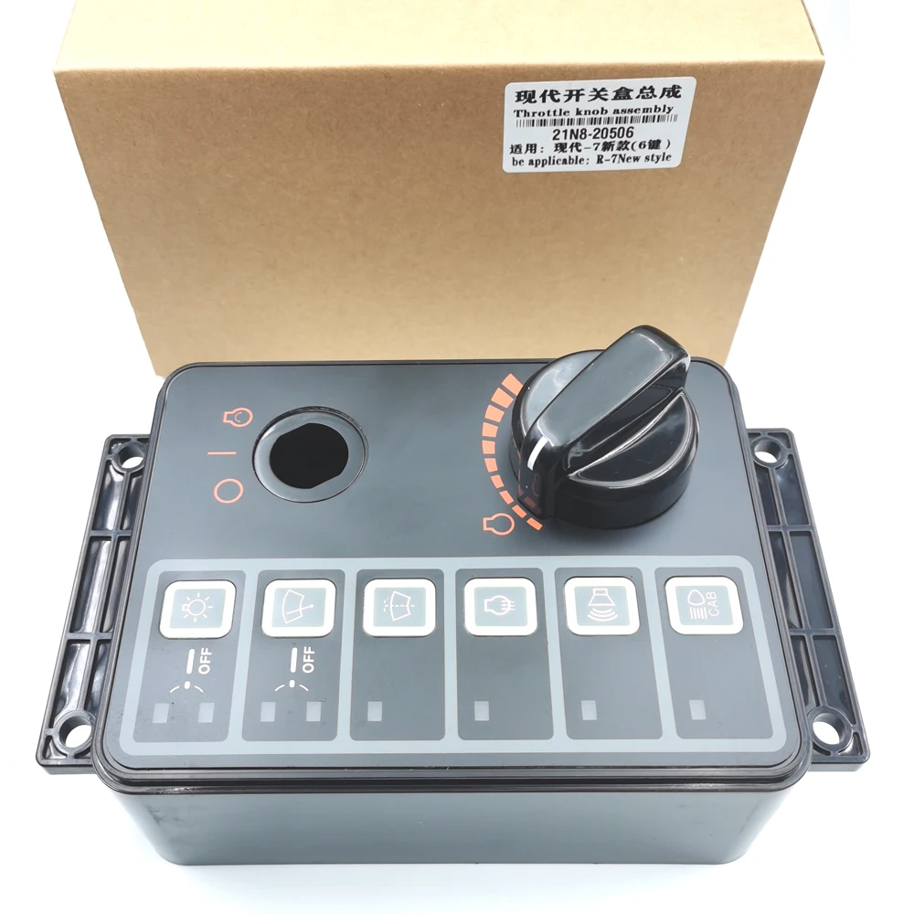 21N8-20506 Excavator Throttle Knob Controller for Hyundai R375