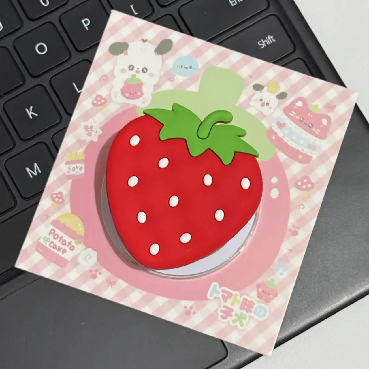 شفط مغناطيسي على شكل فاكهة لطيفة ومناسب لدعم قبضة حامل الهاتف 17 16 15