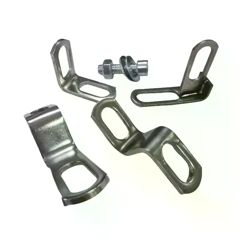 1/2/3Pcs Z/L Shaped Motorcycle Modification Exhausts Pipe Clamps Motorcycle Exhaust Pipe Bracket Stainless Steel Fixed Bracket