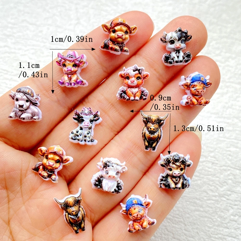 50pcs Resin Cute Mini Cartoon - Resin Art Workshop ulasan dan harga