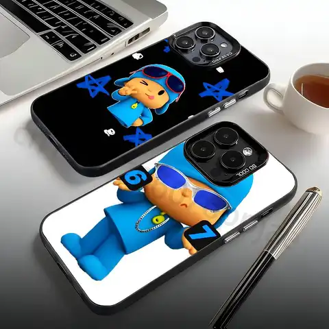 P-PocoyoS Phone Case For iPhone 17,16,15,14,13,12,11,Pro,Max,Plus,Mini, Anti Fall Matte Hard Bumper