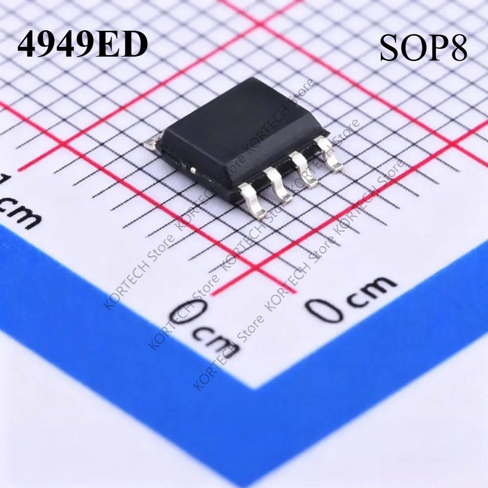 10PCS/Lot 4949ED L4949ED SOP8 car ECU chip For Mercedes-Benz steer lock module ELV chip eight feet