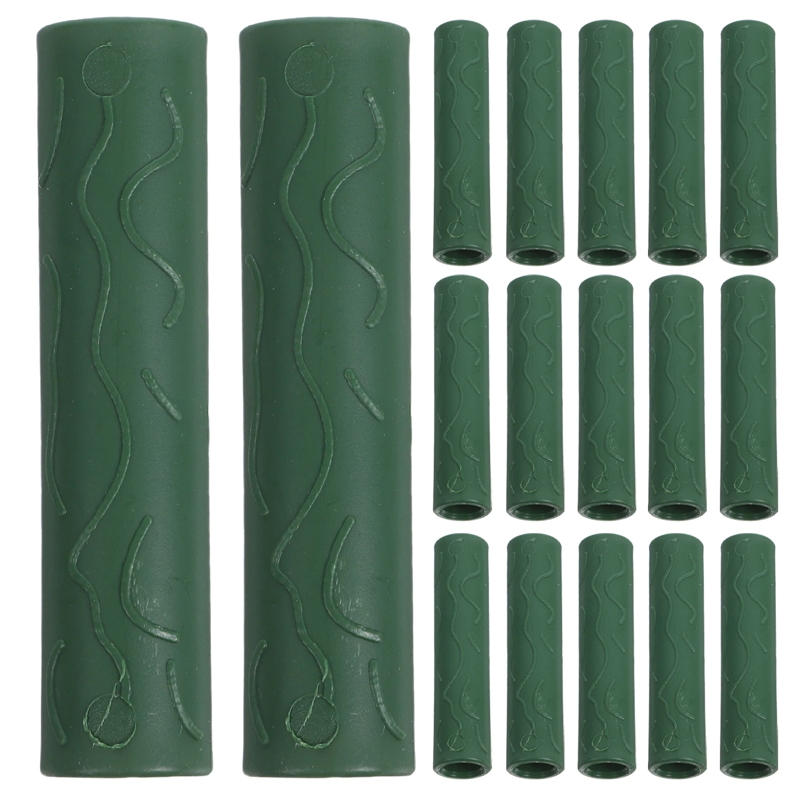 

20pcs 8Mm Garden Stake Connectors Pp Material Plant Support Connectors For Greenhouse Outdoor Gardening Landscape Straight