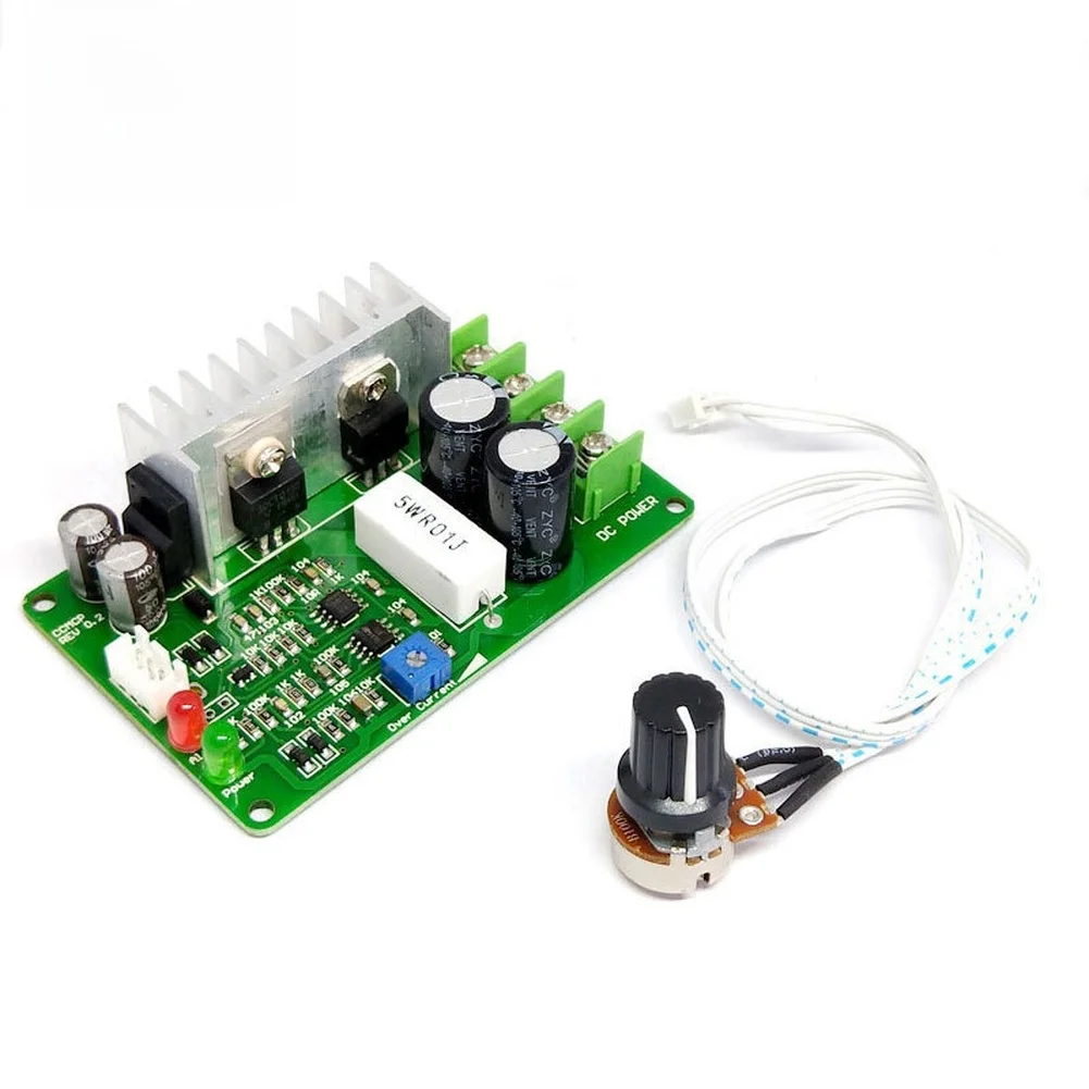 15A Adjustable For PWM DC Motor Controller FOR 12V 24V 36V Applications with 10V-40V Input and Overload Safeguard
