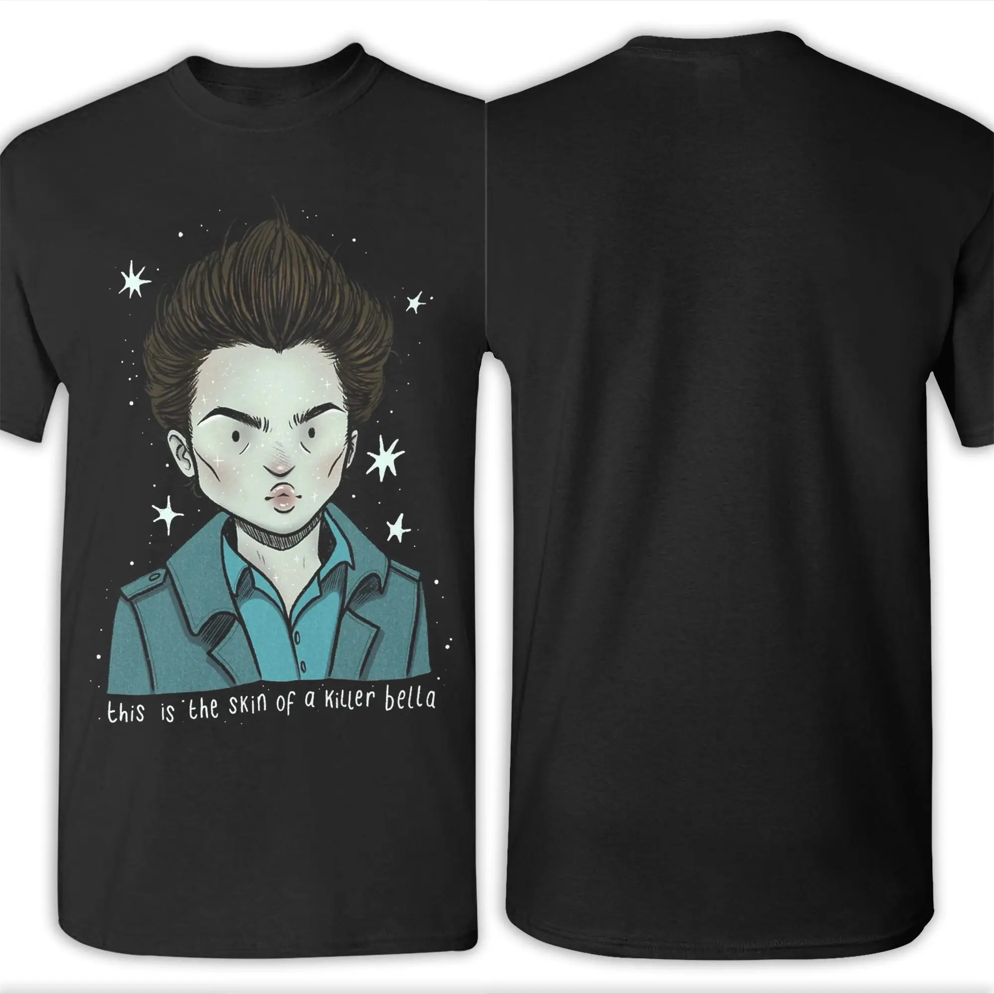 

The Skin Of A Killer Bella Twilight Edward Cullen Men's T Shirts Fun Tees Short Sleeve T-Shirt 100% Cotton Graphic Clothing