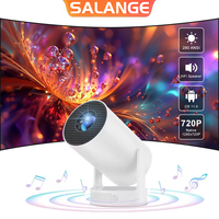 Salange HY300 Ultra Portable Projector 4K 720P Projector WiFi BT Auto Vertical Keystone 5W Speaker Mini Proyector Movie Outdoor