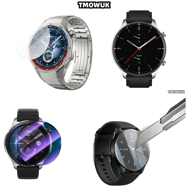 

For Amazfit GTR Cheetah Pro Balance 2 Falcon - 9H Hardness Anti - Scratch HD Tempered Glass For Screen Protector