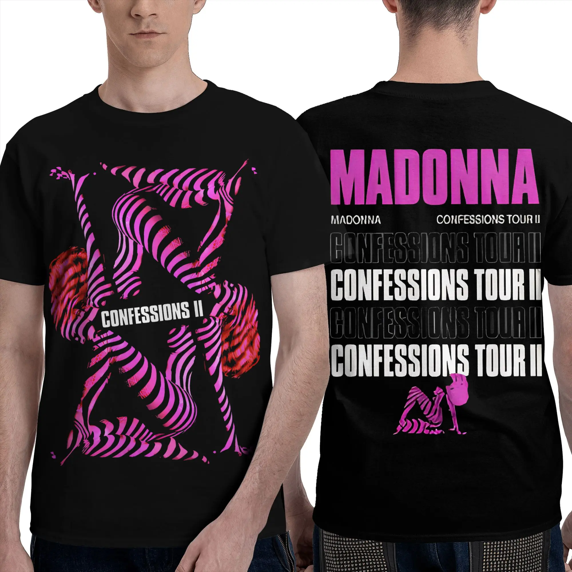 Madonna Confessions II  2026 Men Women's T Shirt  Apparel Vintage Tees T-Shirt Pure Cotton Graphic Printed Clothes