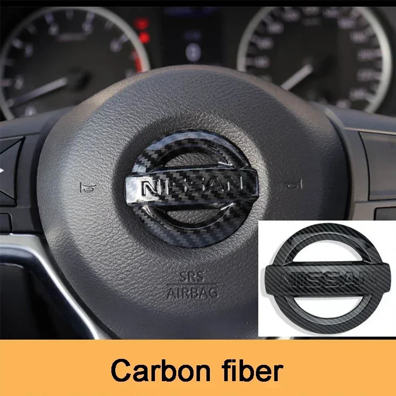 52mm Car Steering Wheel Logo Emblem ABS Sticker For Nissan J10 X-Trail Qashqai Juke Leaf Micra NOTE Patrol Pulsar NISMO
