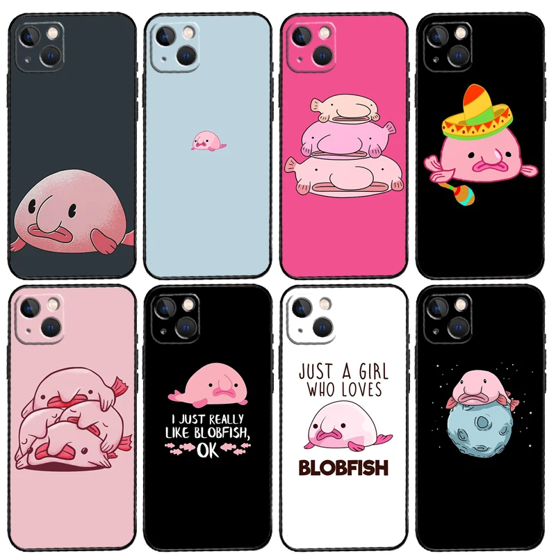 Cartoon Blobfish Case For Samsung Galaxy M51 M31 M11 M14 M34 M54 M12 M32 M52 M13 M53 M16 M36 M56 M15 M35 M55