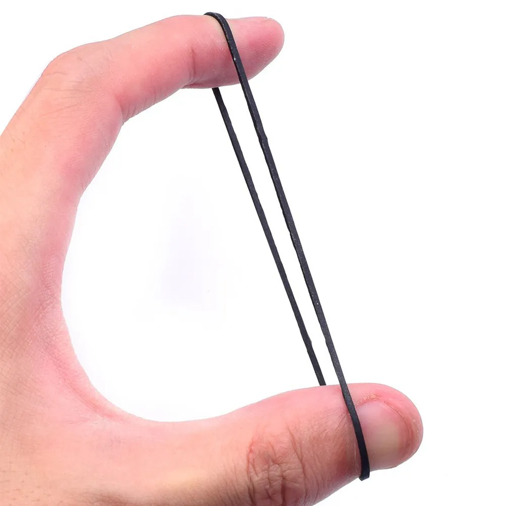 100Pcs Tattoo Machine Rubber Bands Black Elastic Bungee Accessories Prevent Needle Movement Machine Supplies Rubber Bands