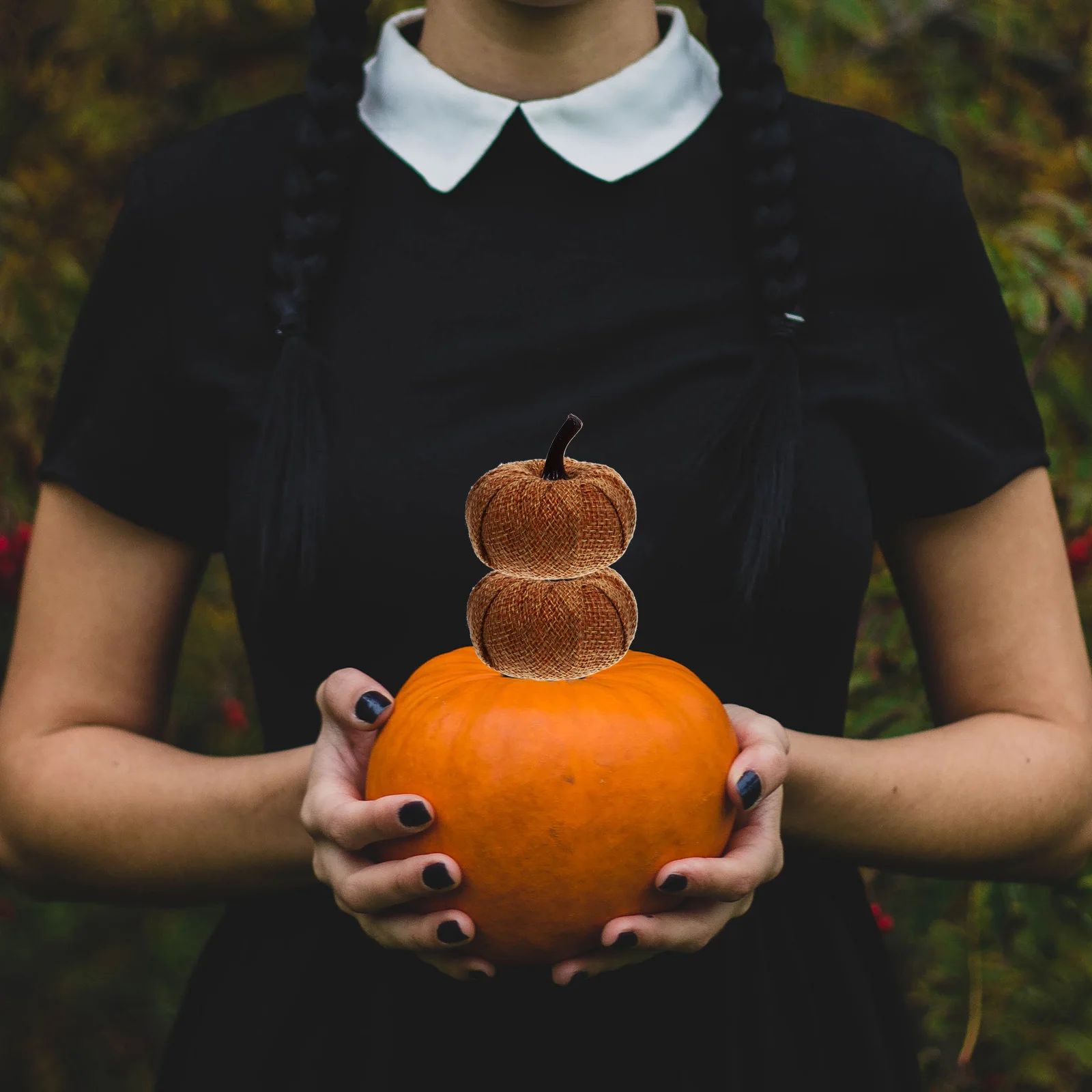 

6Pcs Artificial Pumpkin Decorations Fake Foam Pumpkins Thanksgiving Fall Harvest Party Ornaments for Home Artificial Pumpkins