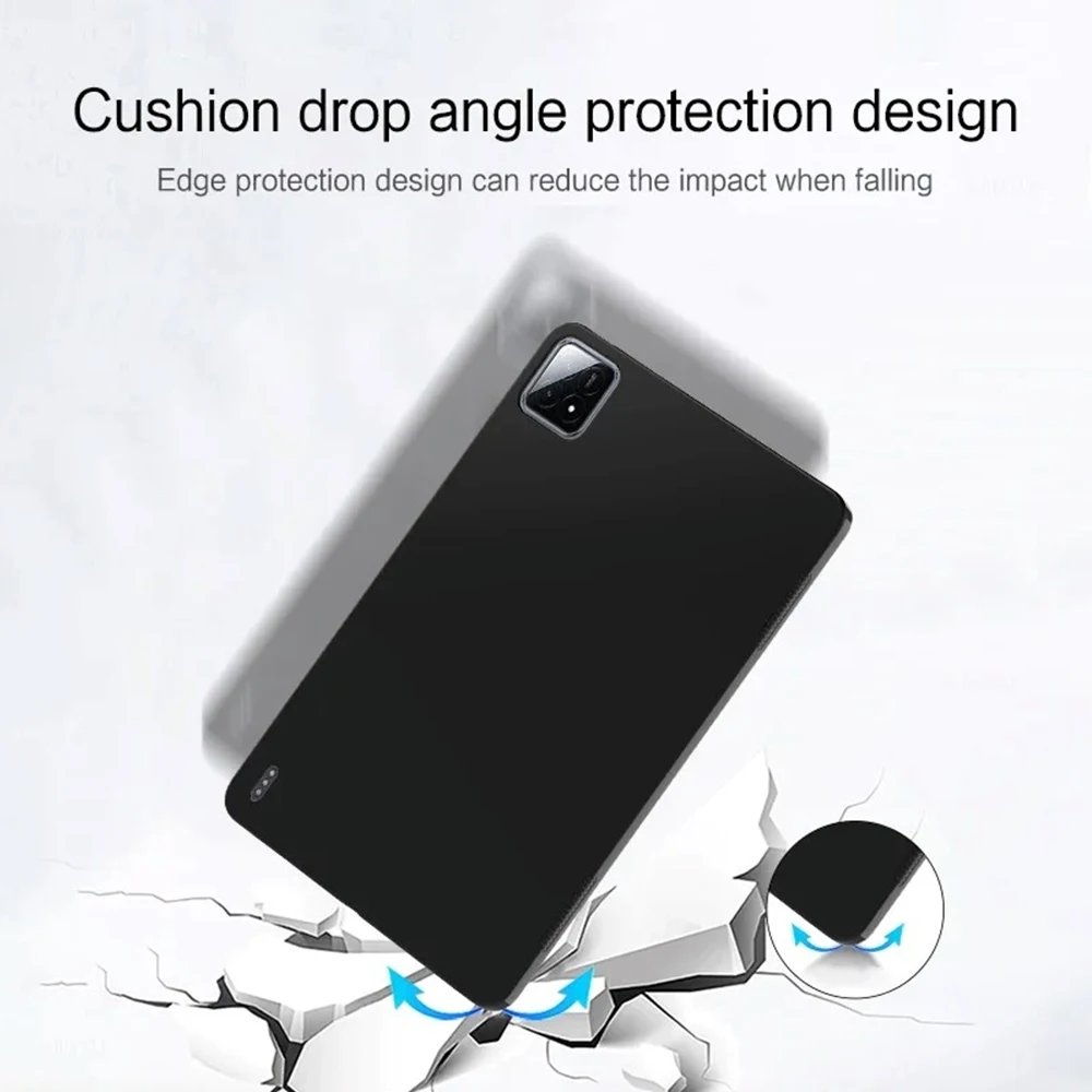 Silicone Case For Xiaomi Pad 6S Pro 12.4 Inch 2024 Mi Pad 6 S MiPad 6S Pro 12.4\