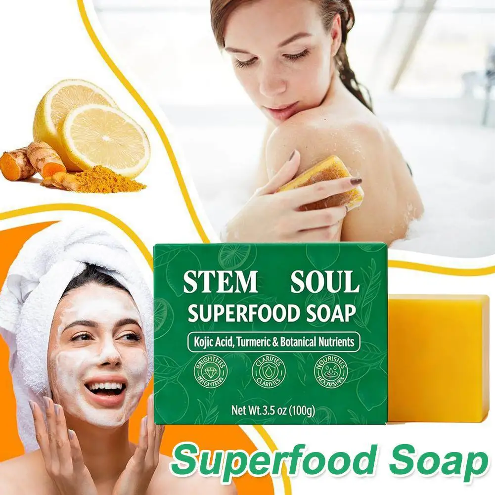 

1/2 шт. Мыло с куркумой для очищения лица, против акне, отбеливающее, осветляющее кожу, удаляющее прыщи, с имбирем, ручной работы, для ухода за кожей