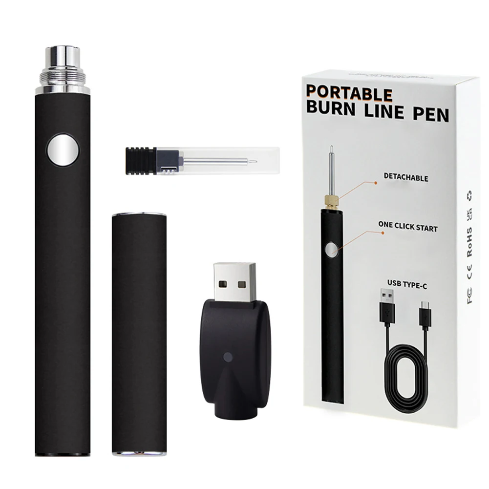 3-speed Adjustable Voltage Cordless Soldering Pen With Cap USB Soldering Iron Thread Battery Cart Pen Solder Repair Tools