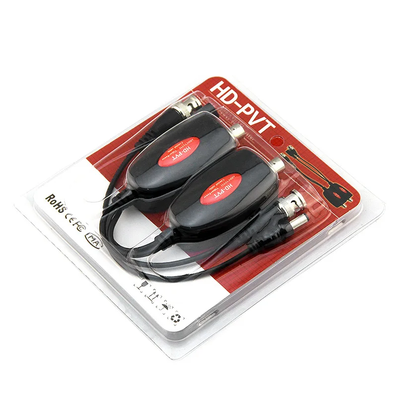 1 Channel Power Over Coax System For Cctv Cameras Ahd/Cvi/Tvi Video +Power Supply Coaxial Hd Video Transmitter Up to 400M HD-PV