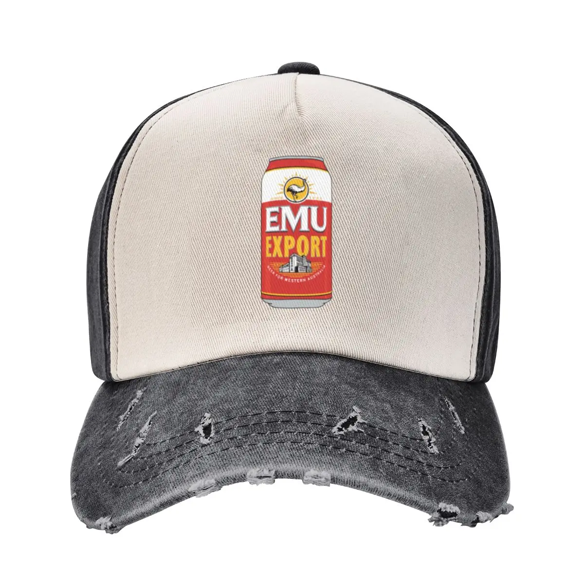 Hand-drawn Emu Export can Baseball Cap Brand Man cap Golf Hat Man Beach party Hat Men's Baseball Women's