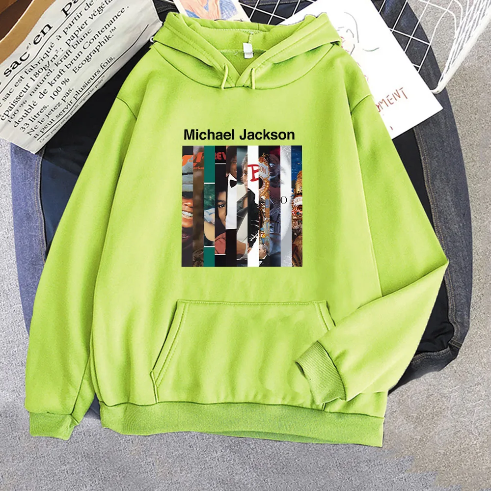 Michael Jackson Graphic Hoodies Retro Unisex Sweatshirt Singer Graphic Printing Clothing Oversize Soft Moletom Comfortable Hoody