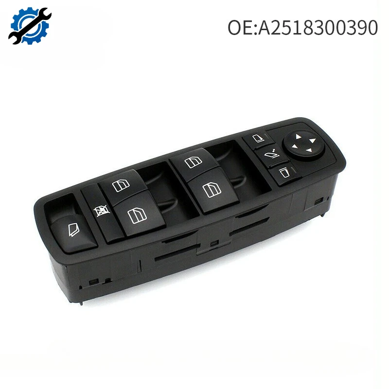 Car styling Good Quality Black Window Master Switch For Benz ML350 W251 X164 GL450 R350  A2518300390 2518300390