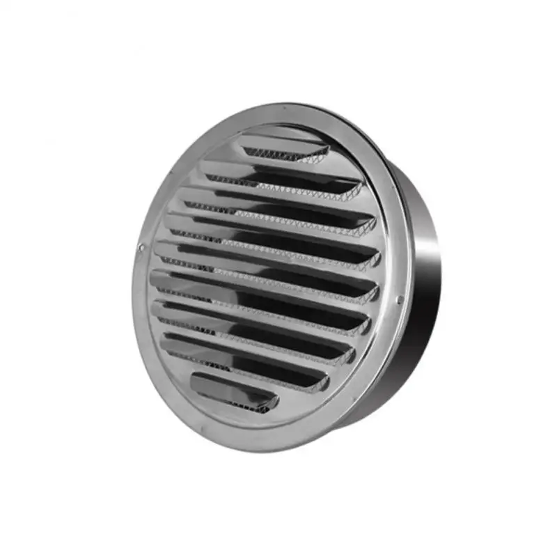 Ventilation Hood Strong Toughness Rain-proof Air Fence Antirust Silver Fly Nets Pipe Fittings Ventilation Cover Durable Vents