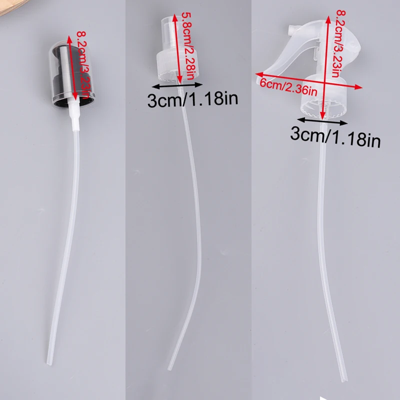 20/24/28MM Mist Sproeikop Trigger Sproeier Hoofd Top Voor Fles Met Dip Buis Vervanging Watering verf Jas Lotion Pomp