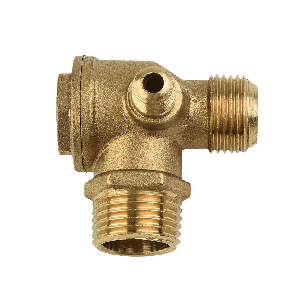 

Check Check Valve Threaded Tool Air Compressor Connector Parts Replacement Valve 3-Port Accessory High Quality